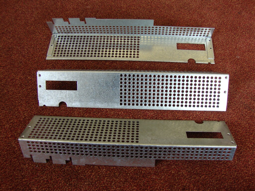 Perforated stainless steel panels