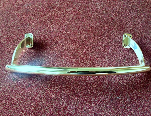 Polished brass pull handle