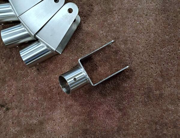 Stainless steel clips and cylinder brackets