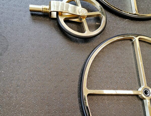 Polished brass Wheels