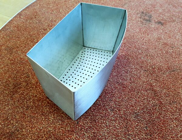 Stainless Steel steel box with perforated base