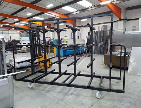 Welded steel racks