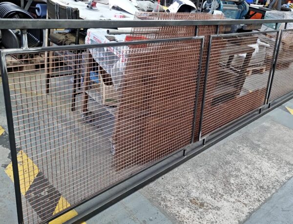 Weld mesh infill panels in welded steel frames