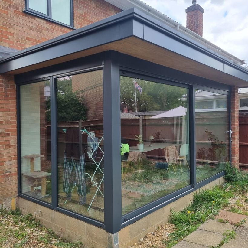 Metal fascia, soffit and coping
